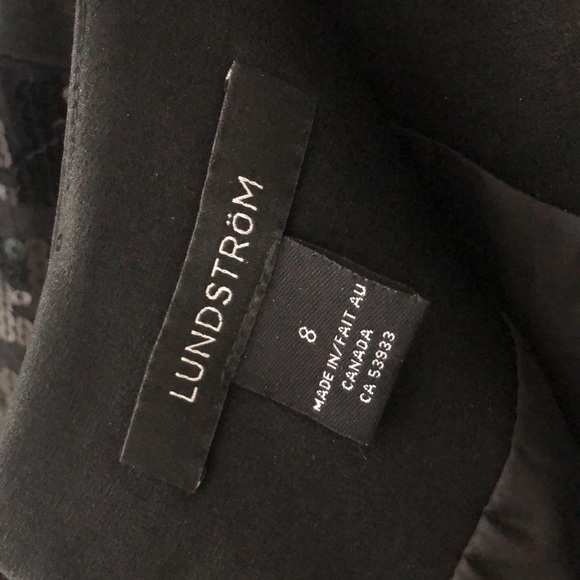 Linda Lundstrom Black Pencil skirt. Perfect for formal occasions, fully Lined. - Picture 7 of 12